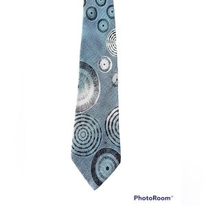 Grafton - Blue/Black Silk Necktie.